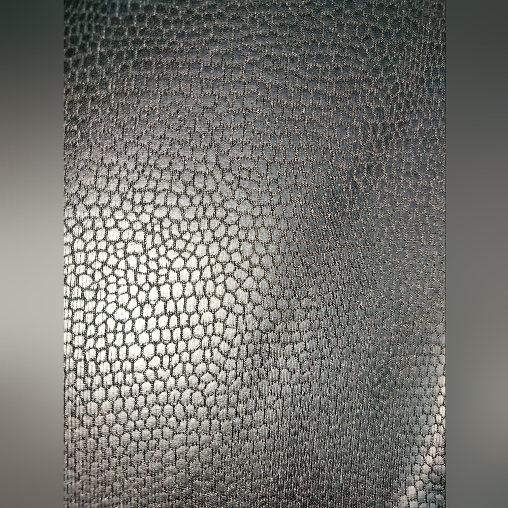 Thalia Sodi (Sz L) Black Pebble Faux Leather Sleeveless Slip Pocket Sheath Dress - Picture 3 of 11